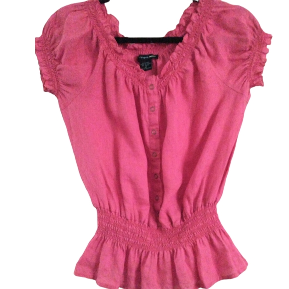 Saint Tropez West linen blouse size medium - Picture 1 of 4